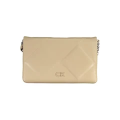 Image of Calvin Klein Relock Quilt Shoulder BAG Across body bag, Women&#039;s, Size: One Size, Silver mink