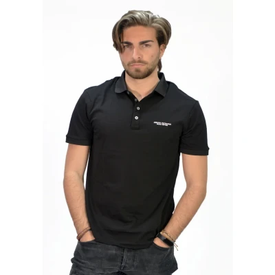 Image of Armani Exchange Men&#039;s Polo Shirt, Blue, XL
