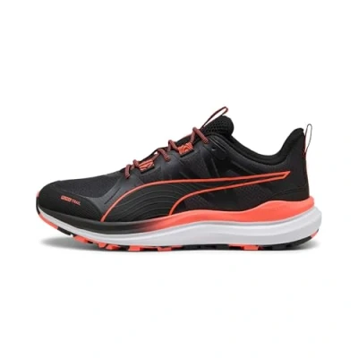 Image of Puma Reflect LITE Trail running shoes, Men&#039;s, Size: 7, Black/glowing red Textile/synthetics