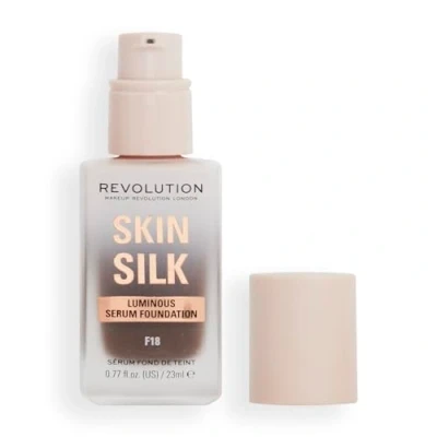 Image of Revolution Skin Silk Serum Foundation 23ml (Various Shades) F18