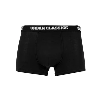 Image of Urban Classics Organic Boxer Shorts 3PACK Pants, Men&#039;s, Size: Small, White/navy/black