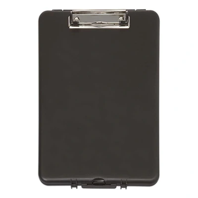 Image of Maul Clipboard with Storage Compartment, Form Holder, Din A4 High, Break Proof Plastic, Black, 2349090