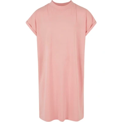 Image of Urban Classics Turtle Extended Shoulder Jersey dress for kids, Size: 7 8y, Lemonadepink