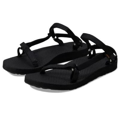 Image of Teva Original Universal SLIM Walking sandals, Women&#039;s, Size: 3.5, Black Textile