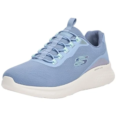 Image of Skechers Women&#039;s Skech lite Pro Glimmer Me Trainers, Slate Mesh Trim, 6.5 UK