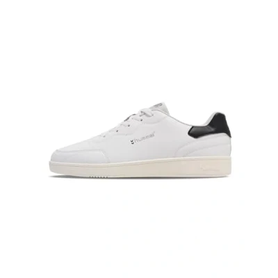 Image of Hummel Match Point MP Unisex Trainers, Size: 6, White/black Pu
