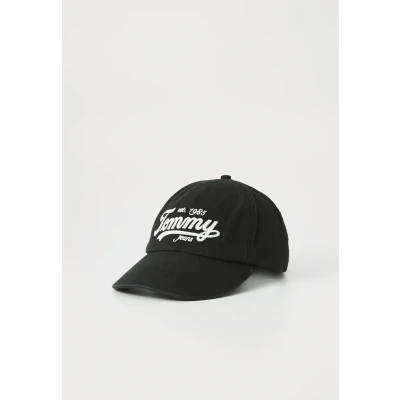 Image of Tommy Jeans Archive Script Cap, Men&#039;s, Size: One Size, Black