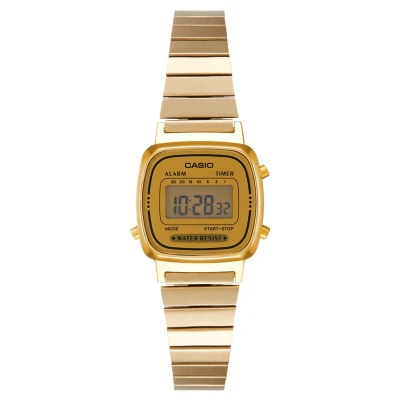 Image of Casio Digital watch goldcoloured, Women&#039;s, Size: One Size, Gold coloured