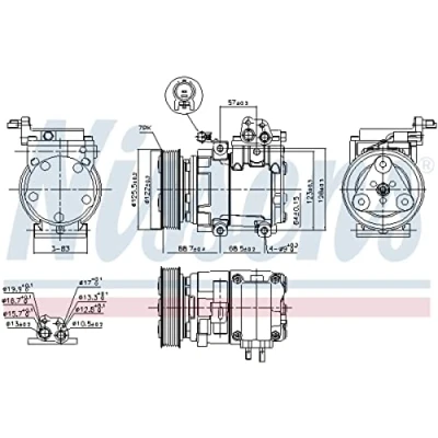 Image of Compressor, air conditioning NISSENS 890129