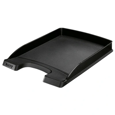 Image of Leitz A4 Letter Tray, Slim, Black, Plus Range, 52370095