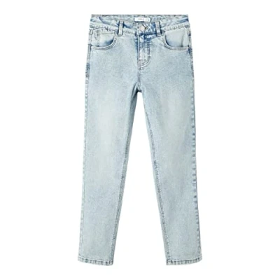 Image of NAME IT Girl&#039;s Pants, Light Blue Denim, 128