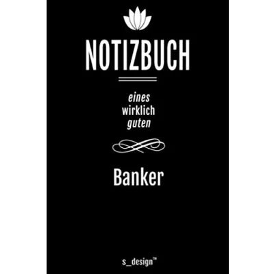 Image of Notizbuch für Banker/Bankberater: Originelle Geschenk Idee [120 Seiten gepunktet Punkte Raster blanko Papier]