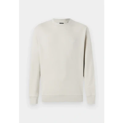 Image of Jack &amp; Jones Premium Jprblachad Branding CREW NECK Sweatshirt, Men&#039;s, Size: XS, Beige