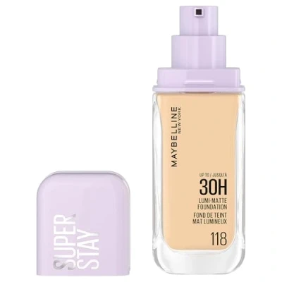 Image of Maybelline Super Stay up to 30H Lumi Matte Foundation 35ml (Various Shades) 118