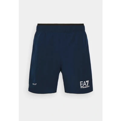 Image of EA7 Emporio Armani Shorts Sports shorts, Men&#039;s, Size: XXL, Navy blue