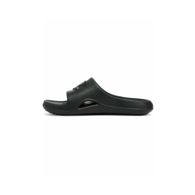 Image of Under Armour Locker V Pool slides for kids, Size: 3.5, Black shoes