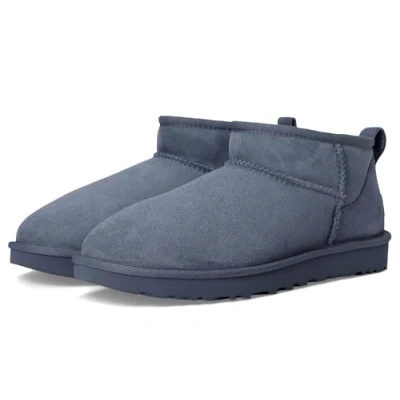 Image of UGG Classic Ultra MINI Ankle boots, Women&#039;s, Size: 5, Desert blue Suede