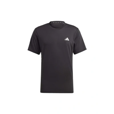 Image of adidas Performance TEE Basic Tshirt Black white, Men&#039;s, Size: Large, white