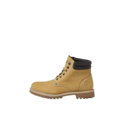 Image of Jack &amp; Jones Jfwstanton Laceup ankle boots, Men&#039;s, Size: 8, Honey Nubuck