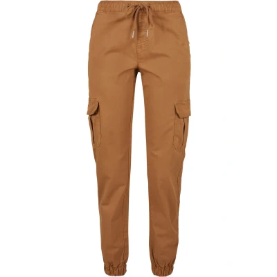 Image of Urban Classics HIGH Waist Cargo trousers, Women&#039;s, Size: 3XL, Toffee