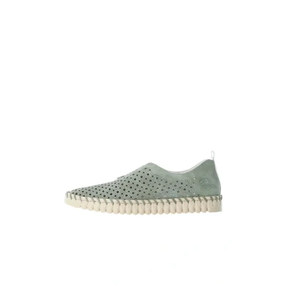 Image of Rieker Slipons, Women&#039;s, Size: 4, Mint/weiss High quality imitation leather