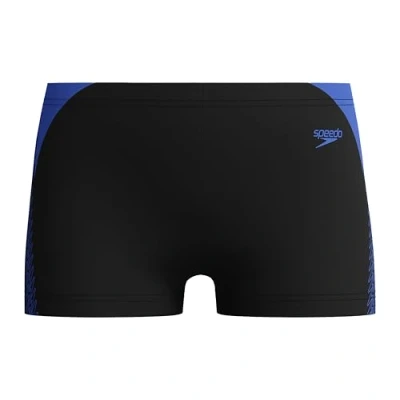 Image of Speedo BOYS Hyperboom Splice Aquashort Swimming trunks for kids, Size: 13 14y, Royal blue/black
