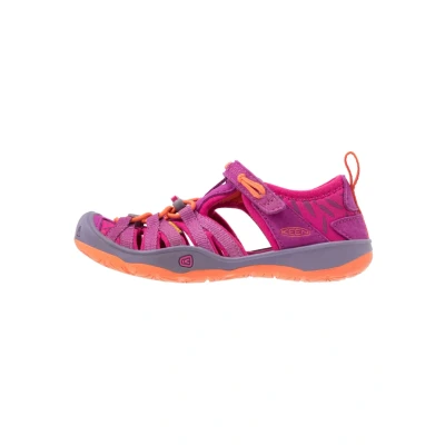 Image of Keen Moxie Children Unisex Walking sandals for kids, Size: 7k, Purple wine/nasturtium Textile