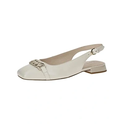 Image of CAPRICE Women&#039;s 9 29400 20 Pumps Sling, Matte White, 5 UK
