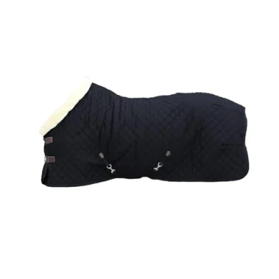 Image of Kentucky Horsewear Show Rug Black 160CM (7&#039;0) Horse Riding Equestrian