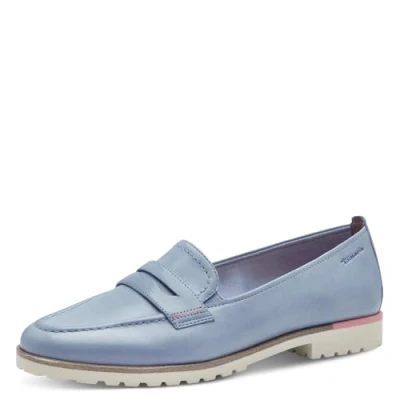 Image of Tamaris Slipons, Women&#039;s, Size: 7.5, Light blue shoes