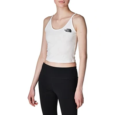 Image of The North Face CROP TANK Top, Women&#039;s, Size: Medium, White