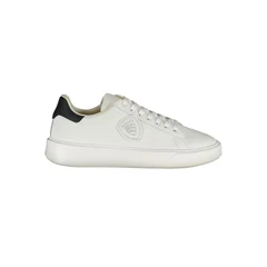 Image of Blauer BUCK Trainers, Men&#039;s, Size: 7.5, White/navy Leather/synthetics