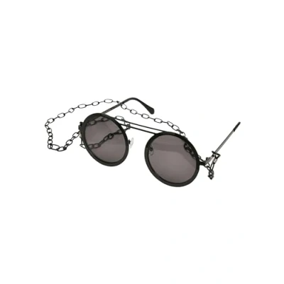 Image of Urban Classics Chain Sunglasses Sunglasses, Size: One Size, Black/black