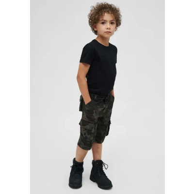 Image of Brandit Kids BDU Ripstop Shorts Cargo, Darkcamo, 122 128