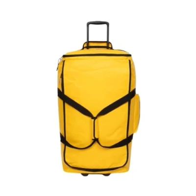 Image of Eastpak Tarp Dufflr Wheel 2 Holdall, Size: One Size, yolk