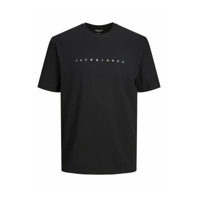 Image of JACK &amp; JONES Boy&#039;s Jjestar Jj Tee Ss Noos Jnr T Shirt, Black/Fit: Loose, 164