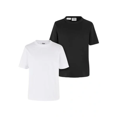 Image of Urban Classics TEE 2PACK Basic Tshirt for kids, Size: 5 6y, White black