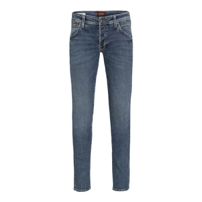 Image of Jack &amp; Jones Jjiglenn Jjfox Slim fit jeans, Men&#039;s, Size: 33x32, Blue denim