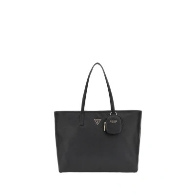 Image of GUESS Power Play Large Tech Tote Black, Black