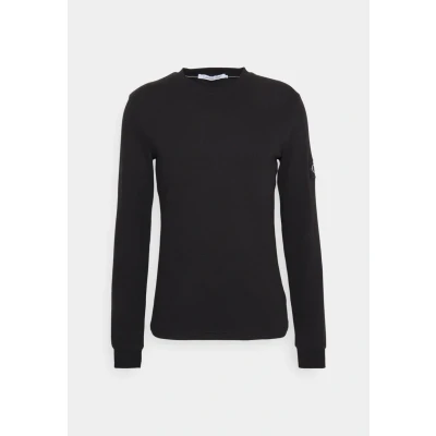 Image of Calvin Klein Jeans Waffle TEE Long sleeved top, Men&#039;s, Size: XXS, Black