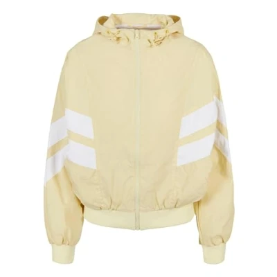 Image of Urban Classics Crinkle Batwing Windbreaker, Women&#039;s, Size: 3XL, Softyellow white