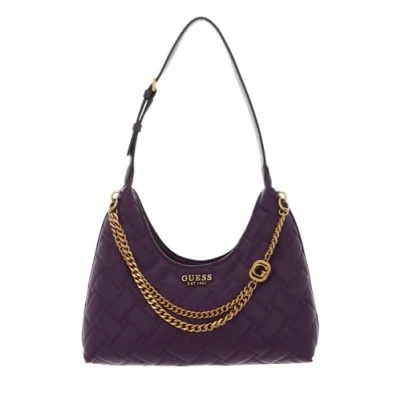 Image of GUESS Gracelynn Hobo Plum, Plum