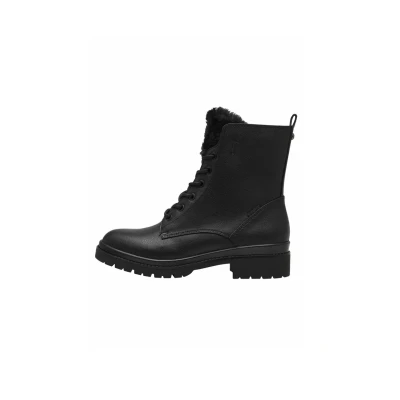 Image of Tamaris Wedge Ankle Boots, Women&#039;s, Size: 5, Black Textile/synthetics