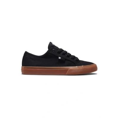 Image of DC Shoes Manual Unisex Trainers, Size: 8, Black/gum Textile