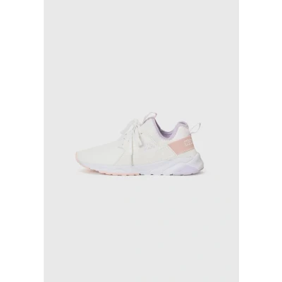 Image of Kappa Unisex&#039;s San Puerto Lace Jr Sneaker, White Purple, 3 UK