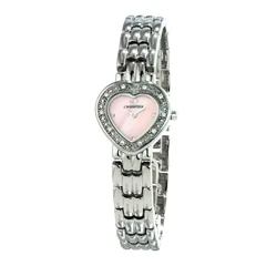 Image of Chronotech Womens Analogue Quartz Watch with Stainless Steel Strap CT2027L 11, Pink, 23MM,