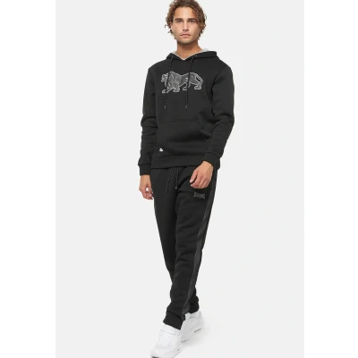 Image of Lonsdale Cramond Tracksuit bottoms, Men&#039;s, Size: XXL, Black grey