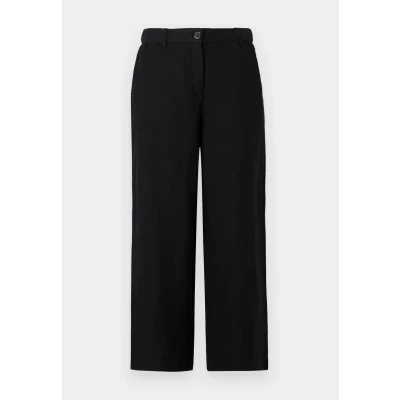 Image of TOM Tailor Culotte Trousers, Women&#039;s, Size: 40x28, Deep black