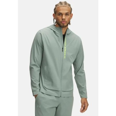 Image of Under Armour Outrun THE Storm Training jacket Silica green, Men&#039;s, Size: XXL, green
