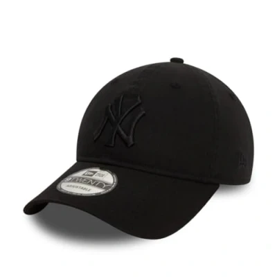 Image of New Era Washed 9TWENTY Cap, Men&#039;s, Size: One Size, Black/white
